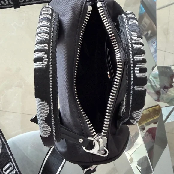 Love Moschino Mini Duffle Crossbody Black Logo Bag - Picture 3 of 4